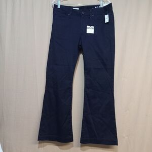 Gap 1969 Women's Flared Pants Size 29/8 Long Lean Blue